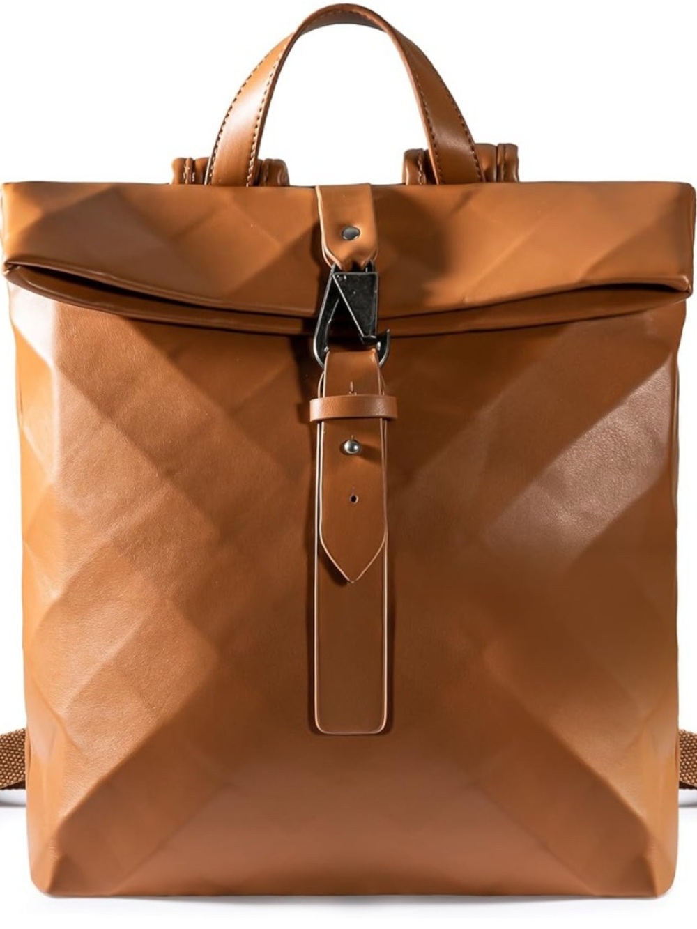 Milan Chiva Geometric Tan Backpack